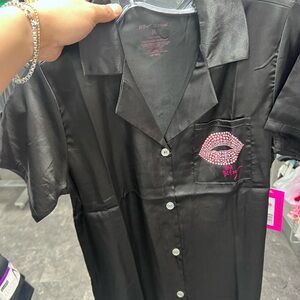 Betsey Johnson Black Satin Nightdress - Brand New - Make an offer!